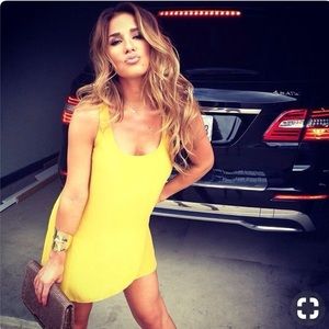 Jessie James Decker Silence and Noise Yellow Dress